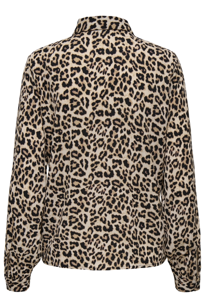 JDYBROOKE L/S SHIRT WVN NOOS 15242870 PUMICE STONE/LEO